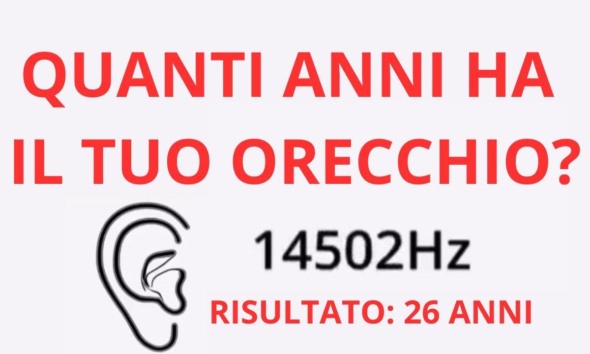 TEST ACUSTICO per scoprire se il tuo orecchio è ok | “Quando smetti di sentire il suono, hai il risultato”