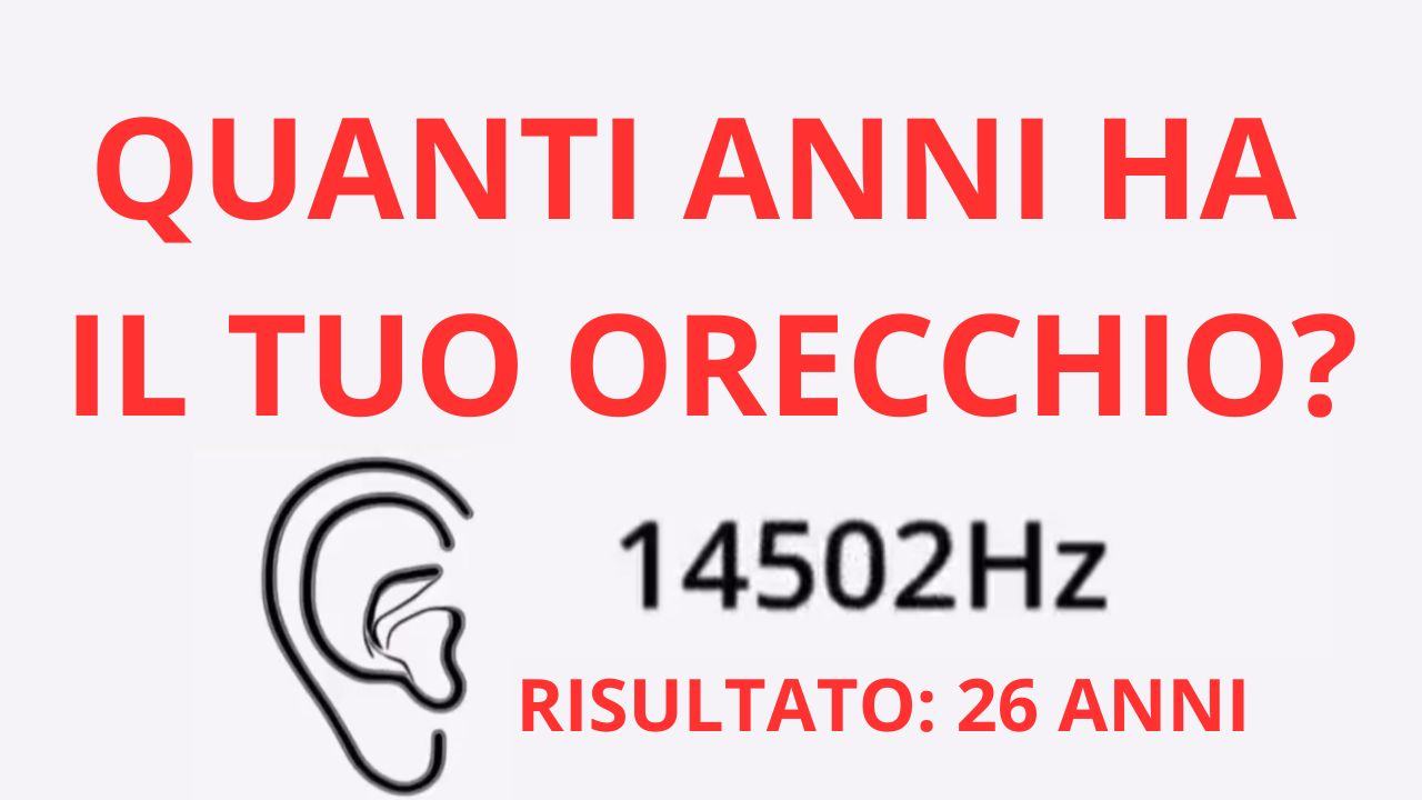 TEST ACUSTICO per scoprire se il tuo orecchio è ok | “Quando smetti di sentire il suono, hai il risultato”