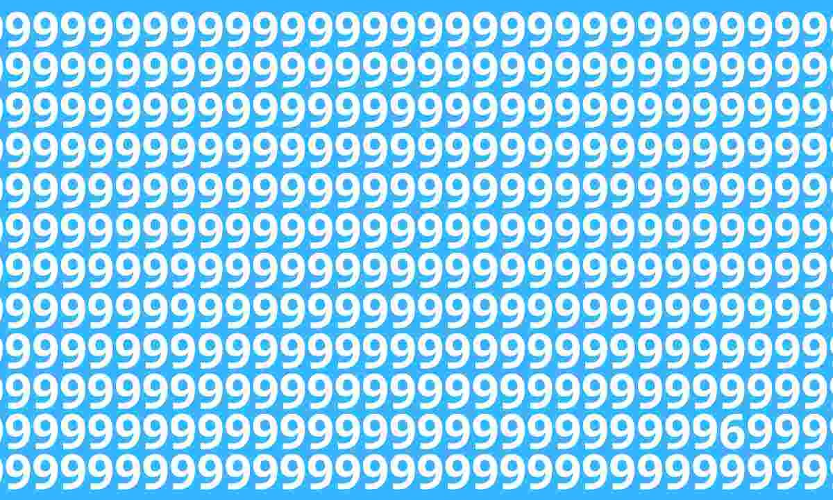 Se sei un “semplice operaio” non troverai mai il numero 6: test visivo per menti folli | Devi essere portato